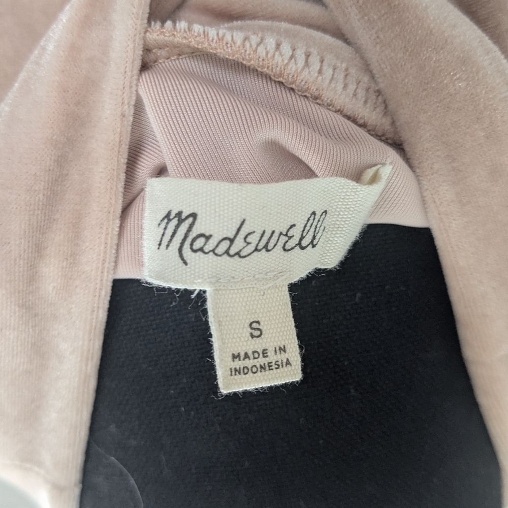 Madewell Velvet Mock Tee - Picture 4 of 7